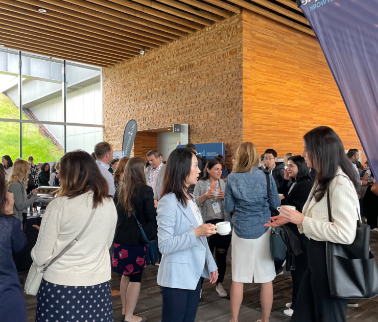 People gathered at an event