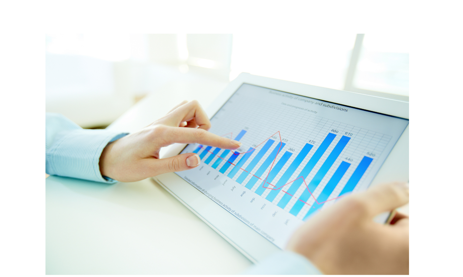 Data in a tablet